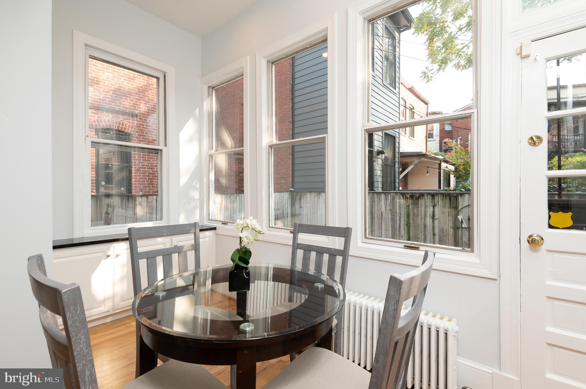 721 A Street Southeast Washington, DC 20003 - Photo 21 of 46 Former rear porched enclosed for dining