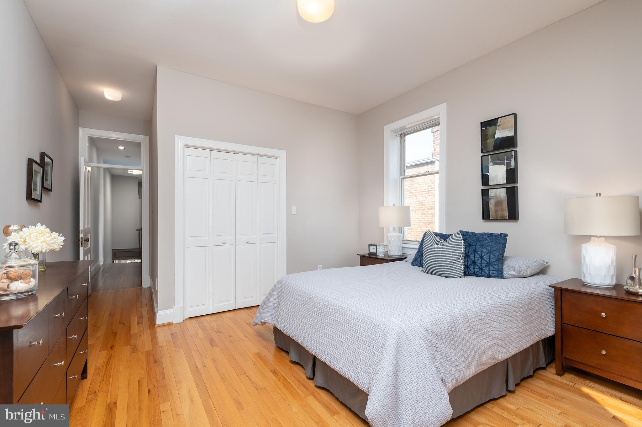 721 A Street Southeast Washington, DC 20003 - Photo 30 of 46 Rear bedroom with excellent closet space