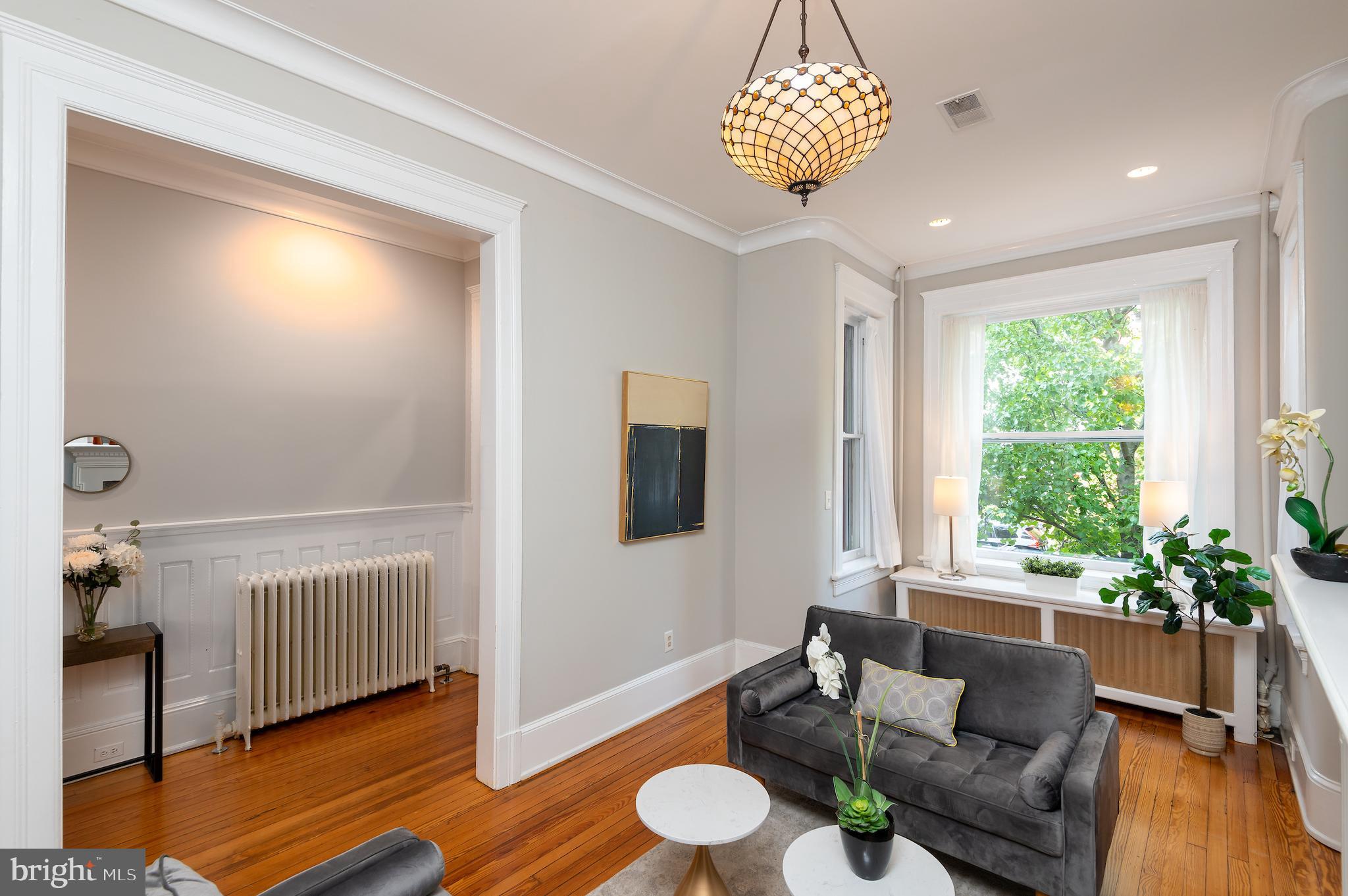721 A Street Southeast Washington, DC 20003 - Photo 5 of 46 Living room with side hall
