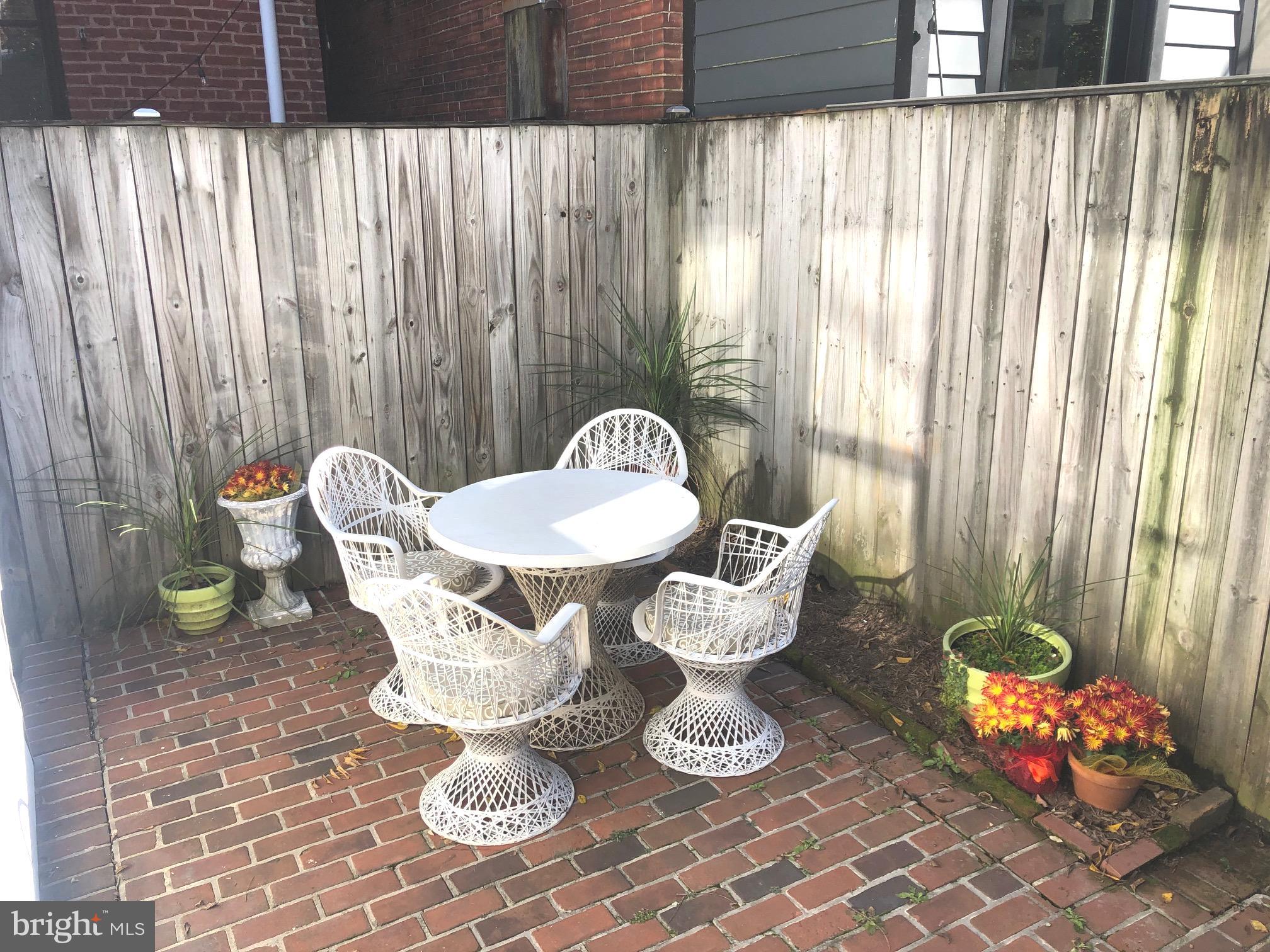 721 A Street Southeast Washington, DC 20003 - Photo 45 of 46 Rear patio