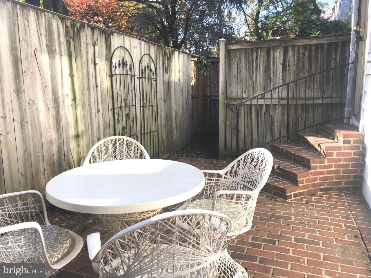 721 A Street Southeast Washington, DC 20003 - Photo 46 of 46 Rear pato