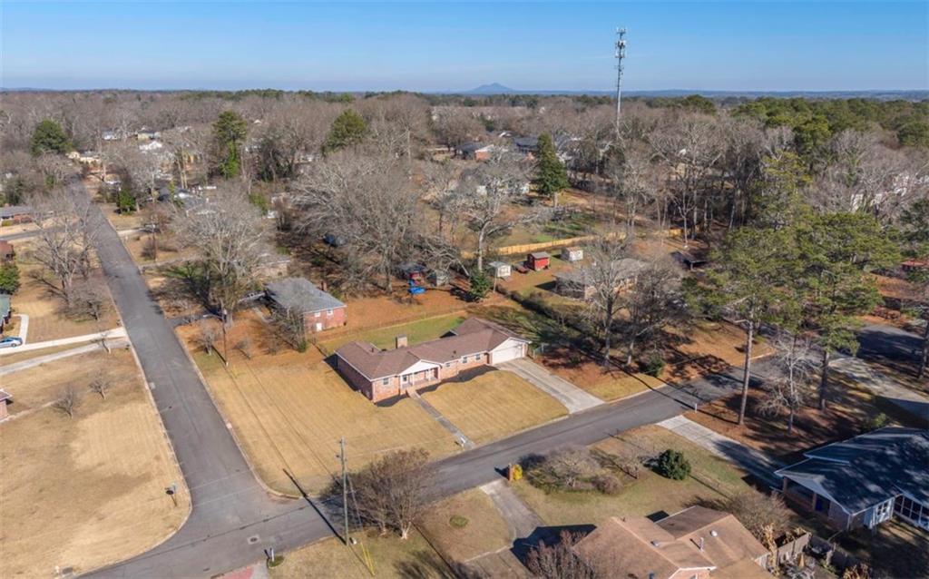 4045 Compton Circle Powder Springs, GA 30127 - Photo 2 of 54 an aerial view of house with yard