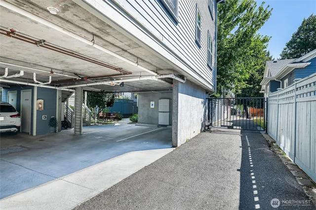 a view of a car parking garage