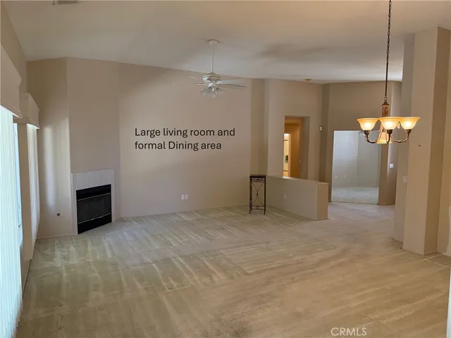 an empty room with window