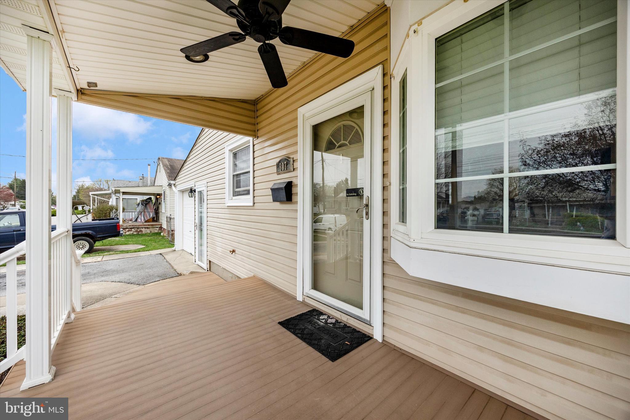 307 Redwood Avenue Frederick, MD 21701 - Photo 21 of 23 a view of a porch with a door