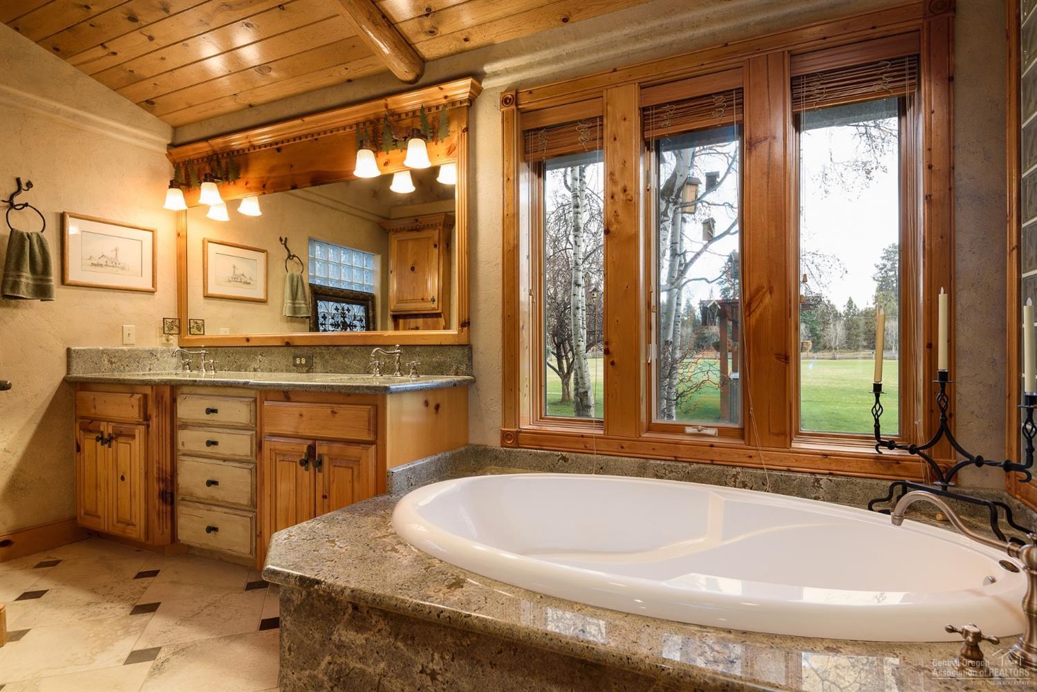 20190 Glen Vista Road Bend, OR 97703 - Photo 12 of 25 Lovely master bath with custom tile work
