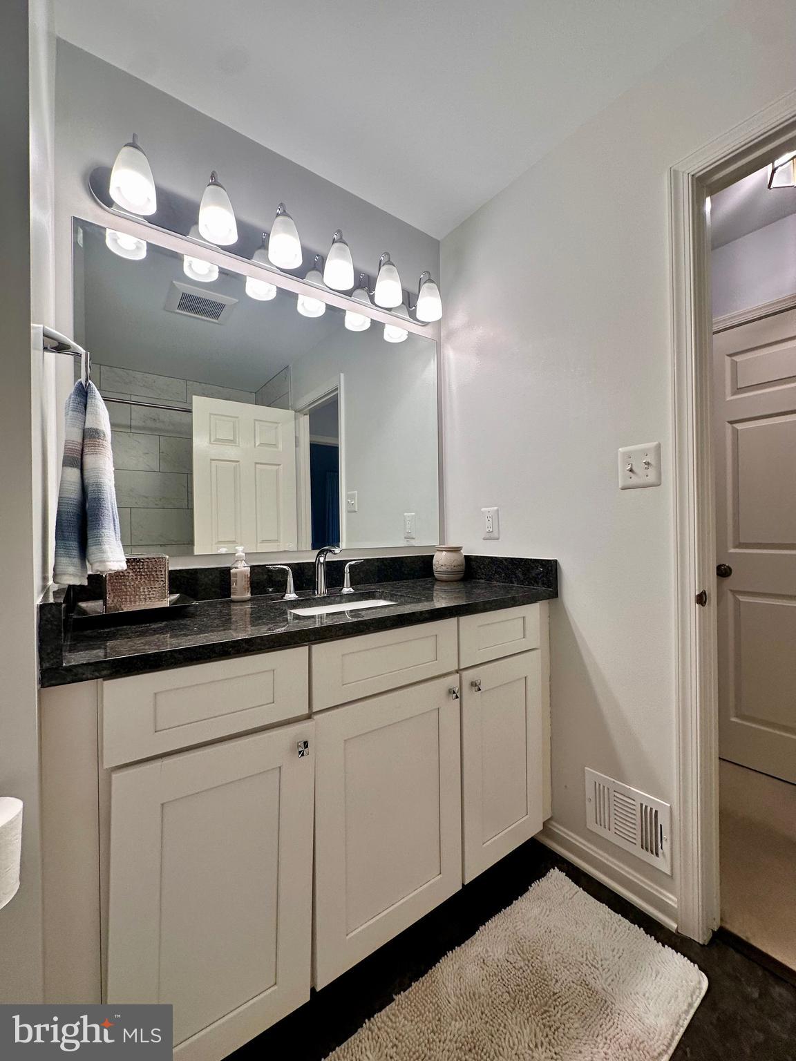 7929 Valleyfield Drive Springfield, VA 22153 - Photo 18 of 39 a bathroom with a sink and a mirror