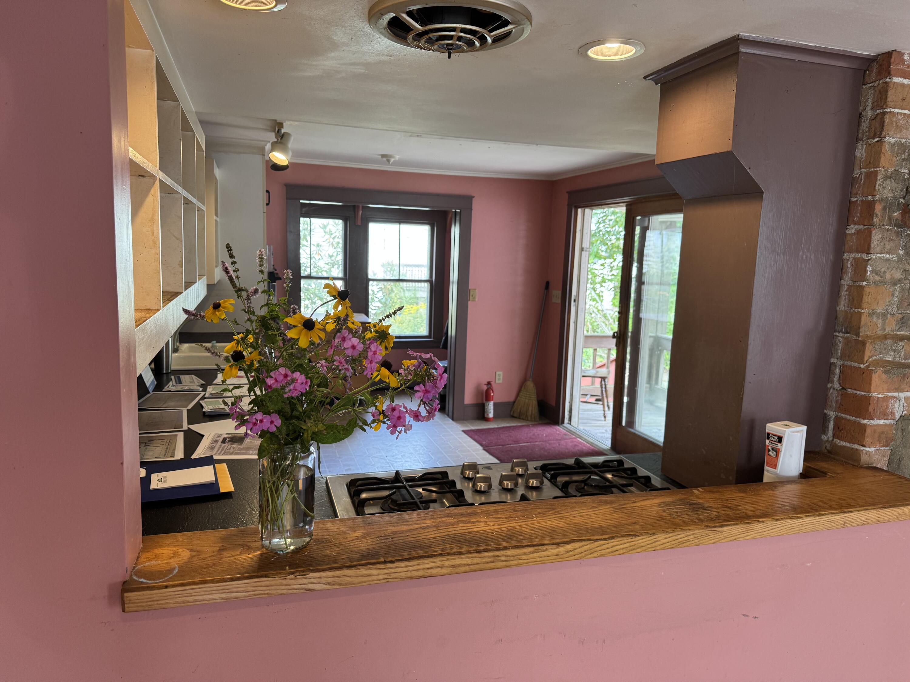 473 Goodwins Mills Road Lyman, ME 04002 - Photo 11 of 39 Dining into kitchen- vented cooktop