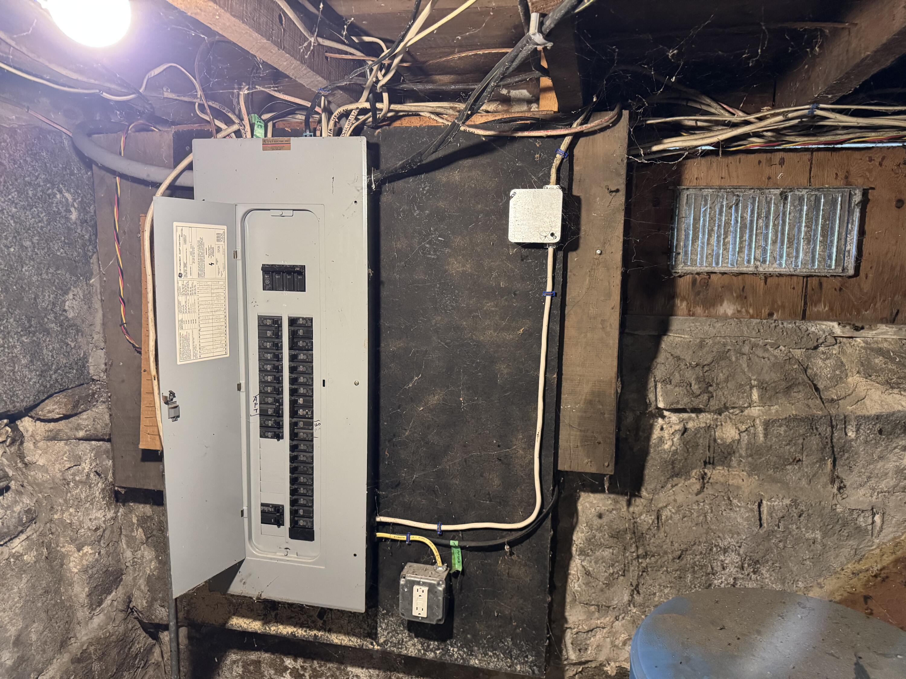 473 Goodwins Mills Road Lyman, ME 04002 - Photo 31 of 39 Breaker panel, 200 A