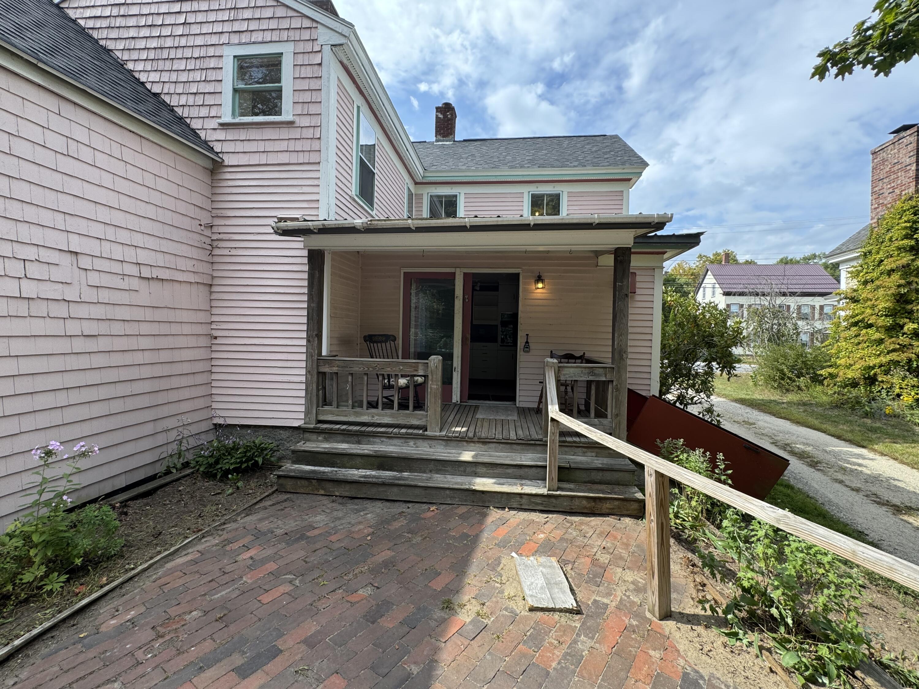 473 Goodwins Mills Road Lyman, ME 04002 - Photo 36 of 39 Back patio and porch