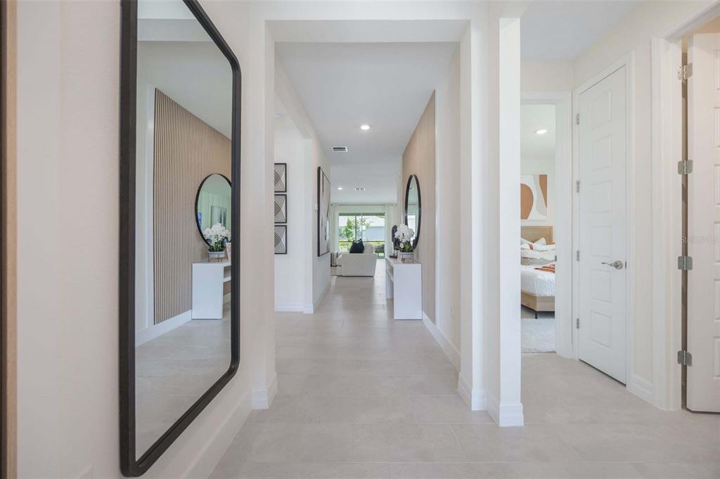 3952 Kennebunk Loop Mount Dora, FL 32757 - Photo 3 of 36 a view of a hallway view with three rooms