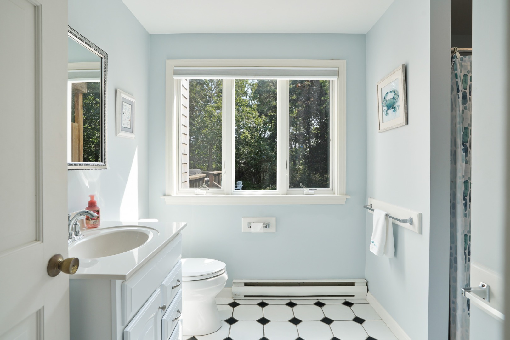 12 Duarte Circle Edgartown, MA 02539 - Photo 21 of 43 a bathroom with a sink a toilet and a shower