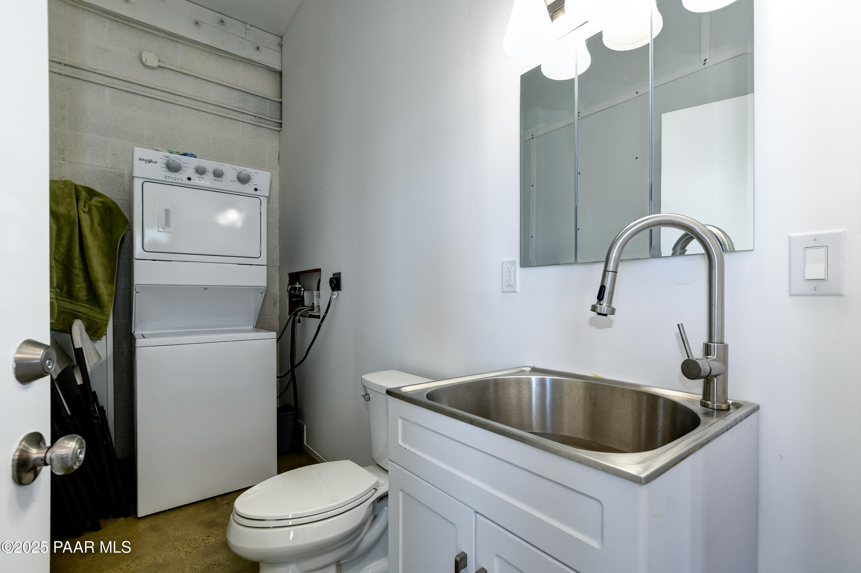 3200 West Rugged Spirit Trail Prescott, AZ 86305 - Photo 23 of 48 a bathroom with a toilet and a sink