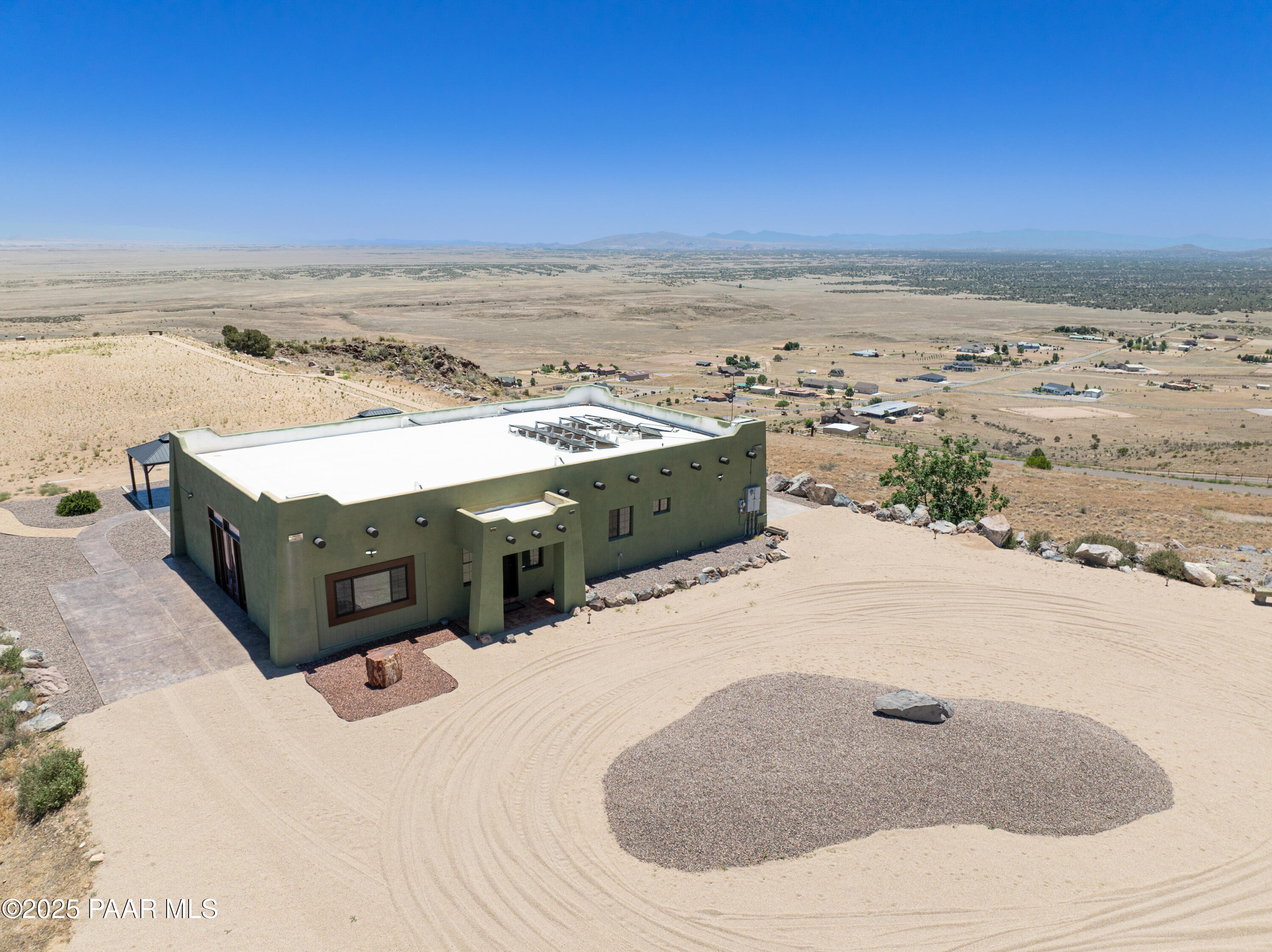 3200 West Rugged Spirit Trail Prescott, AZ 86305 - Photo 28 of 48 an aerial view of ocean and residential houses