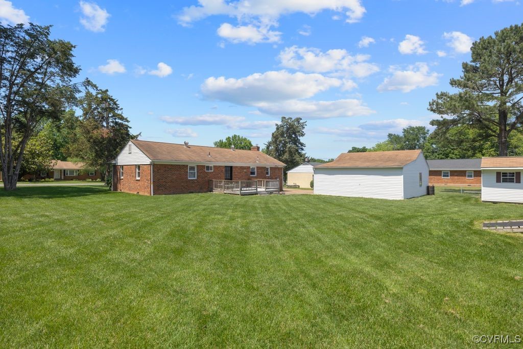 3511 Respess Road Midlothian, VA 23112 - Photo 31 of 40 a view of a house with a yard