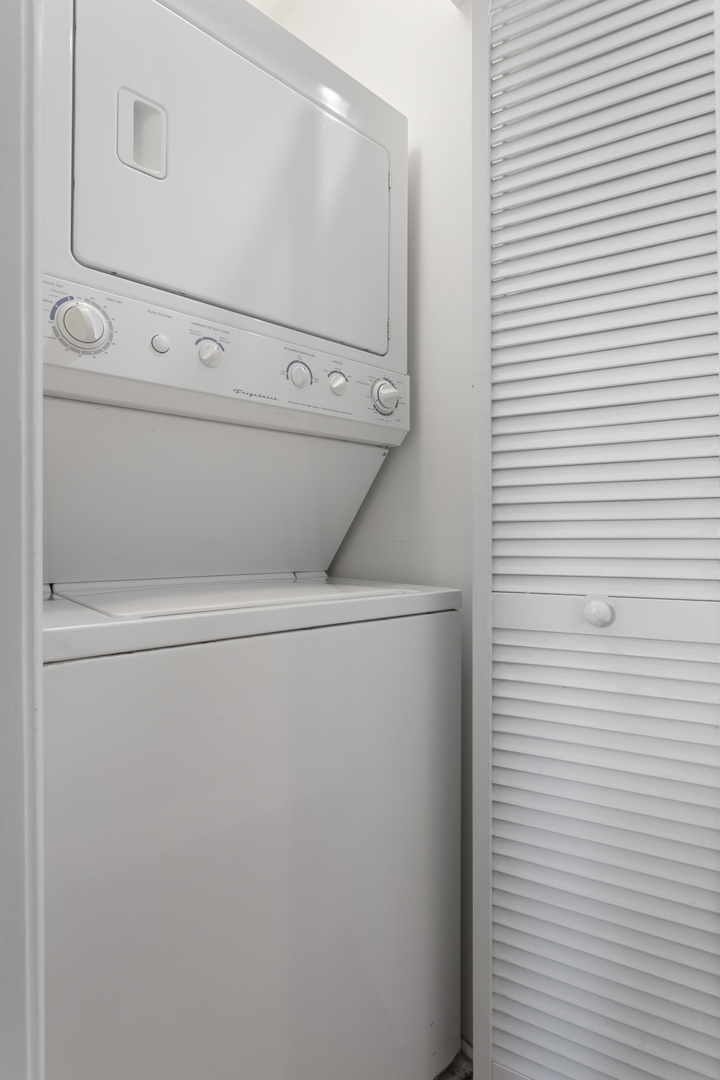 4110 North Keystone Avenue, Unit 1N Chicago, IL 60641 - Photo 12 of 15 a close up view of washer and dryer