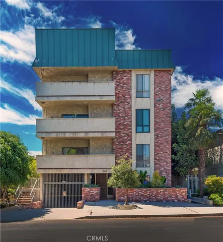 front view of a building with a street