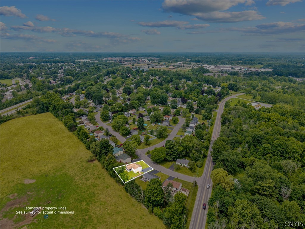 4346 Old Meadow Road Clay, NY 13041 - Photo 31 of 33 The bird's-eye view shows the quaint suburban neig