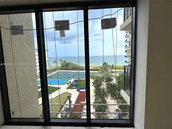 a view of balcony and patio