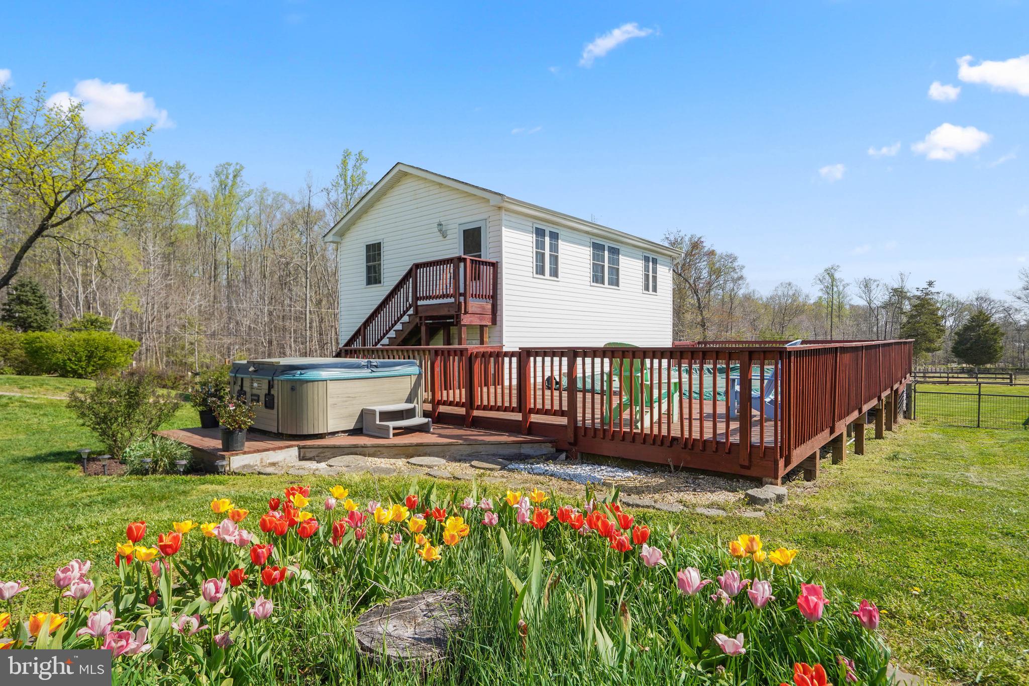 15775 Mt Calvert Road Upper Marlboro, MD 20772 - Photo 30 of 58 View from house of garage & pool