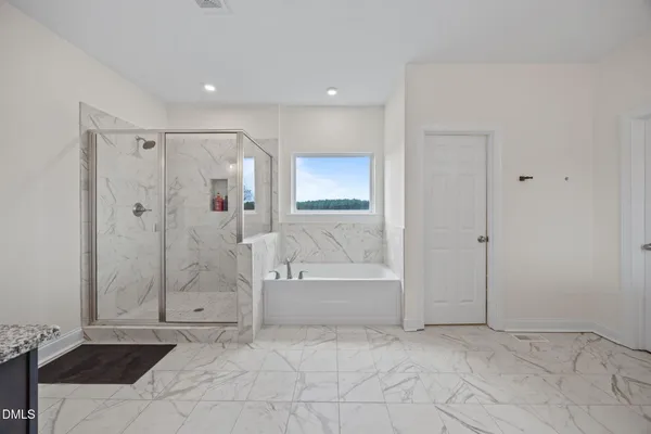 a view of bathroom with shower