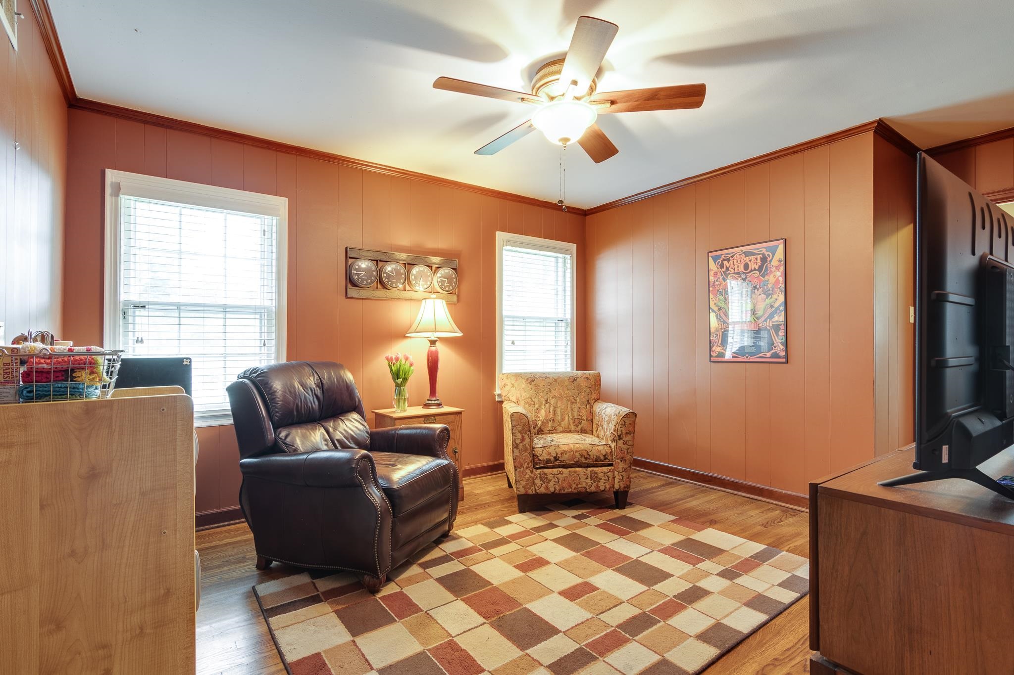 4892 Kaye Road Memphis, TN 38117 - Photo 8 of 17 a living room with furniture a flat screen tv and a window