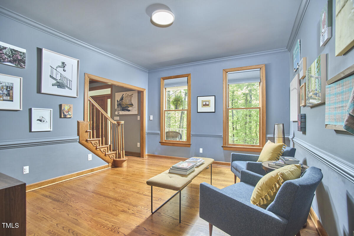 8407 Millers Bend Bahama, NC 27503 - Photo 14 of 77 a living room with furniture and a window