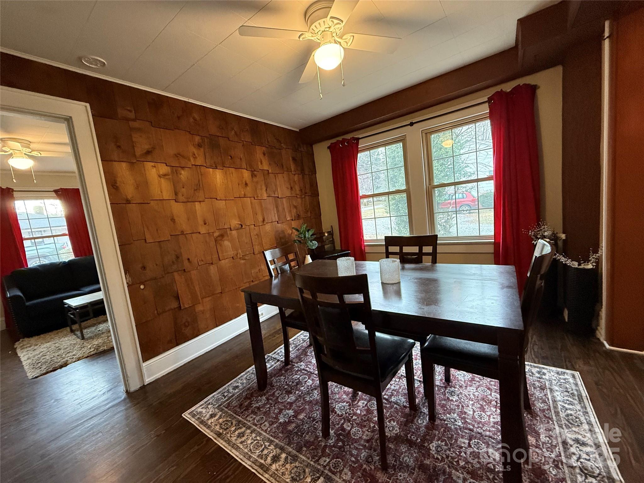 375 20th Avenue Northeast Hickory, NC 28601 - Photo 30 of 38 a view of a dining room with furniture window and wooden floor