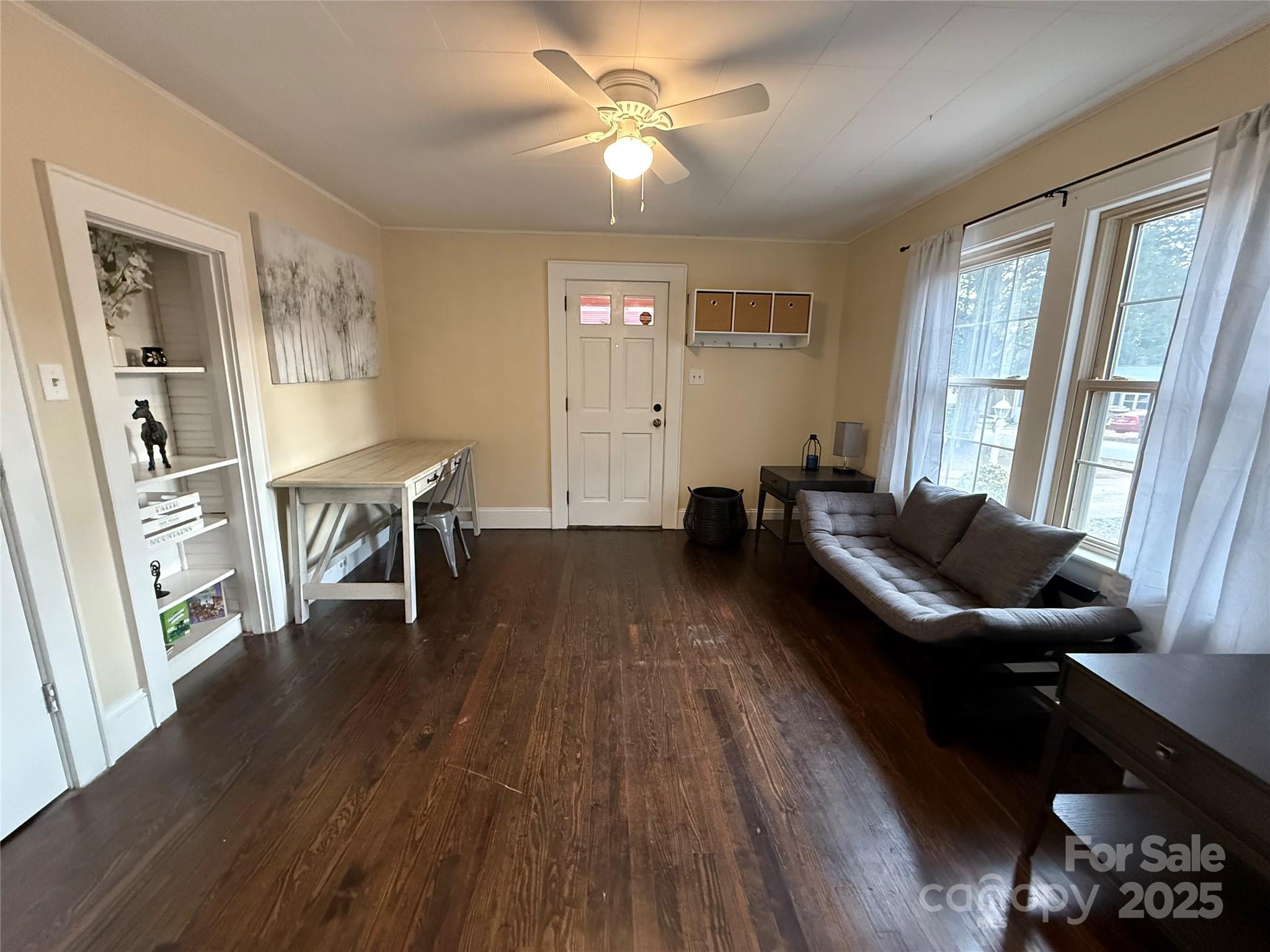 375 20th Avenue Northeast Hickory, NC 28601 - Photo 8 of 38 a living room with furniture and a wooden floor