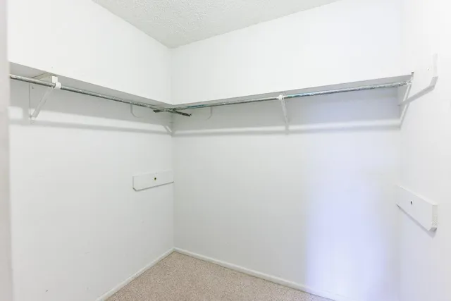 a view of a chandelier in a room