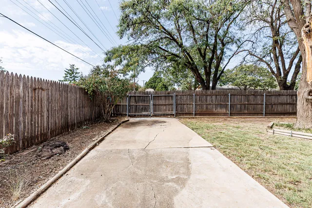 a view of a small space