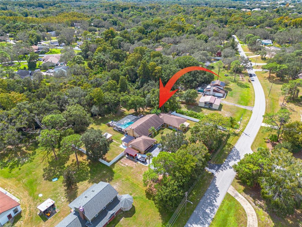 1868 Overview Drive New Port Richey, FL 34655 - Photo 61 of 69 an aerial view of residential house with outdoor space and swimming pool