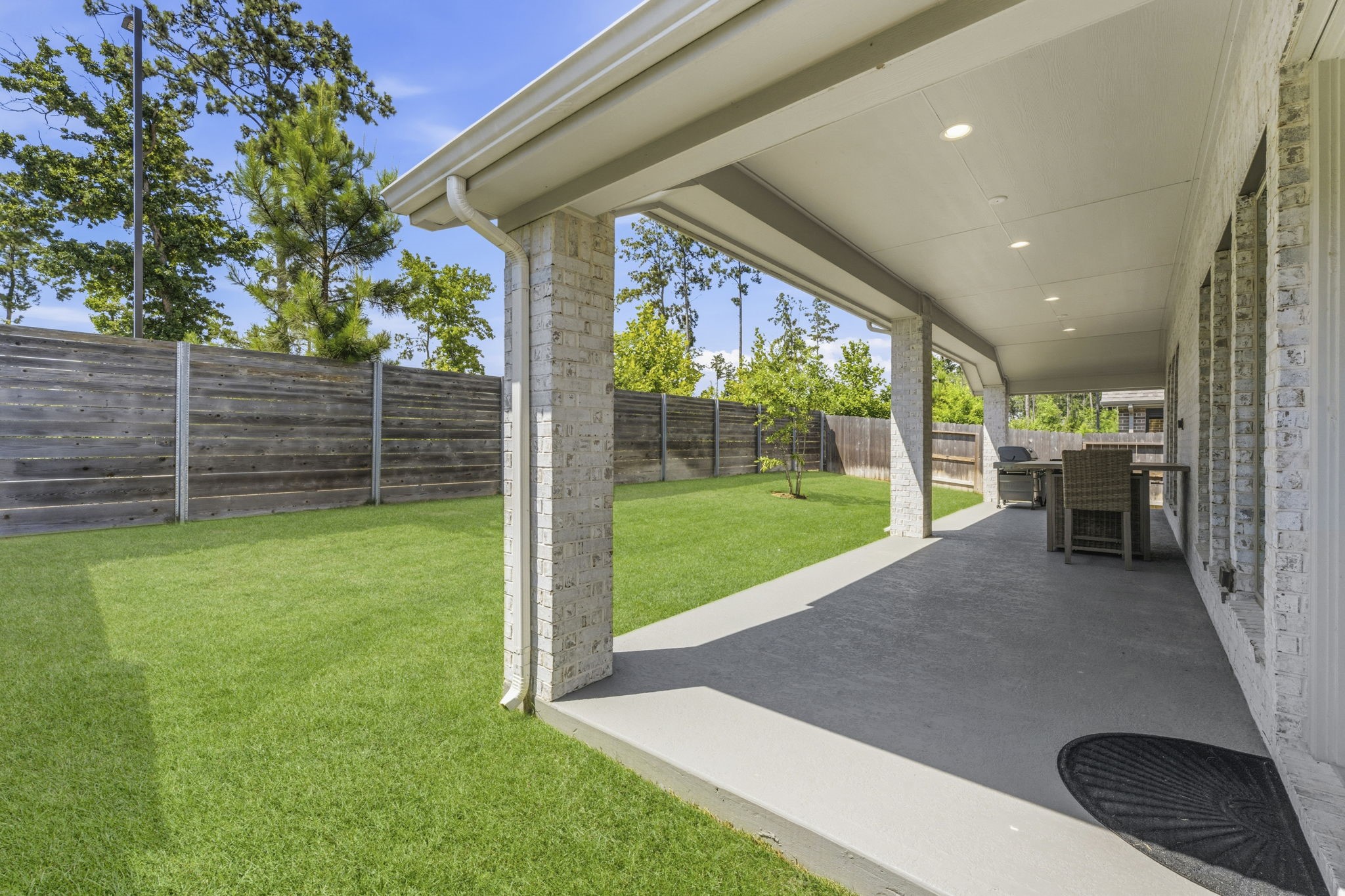 15618 Turtlehead Trail Conroe, TX 77302 - Photo 31 of 50 Imagine the Possibilities of Relaxing or Entertaining on the Back Covered Patio. No Rear Neighbors!