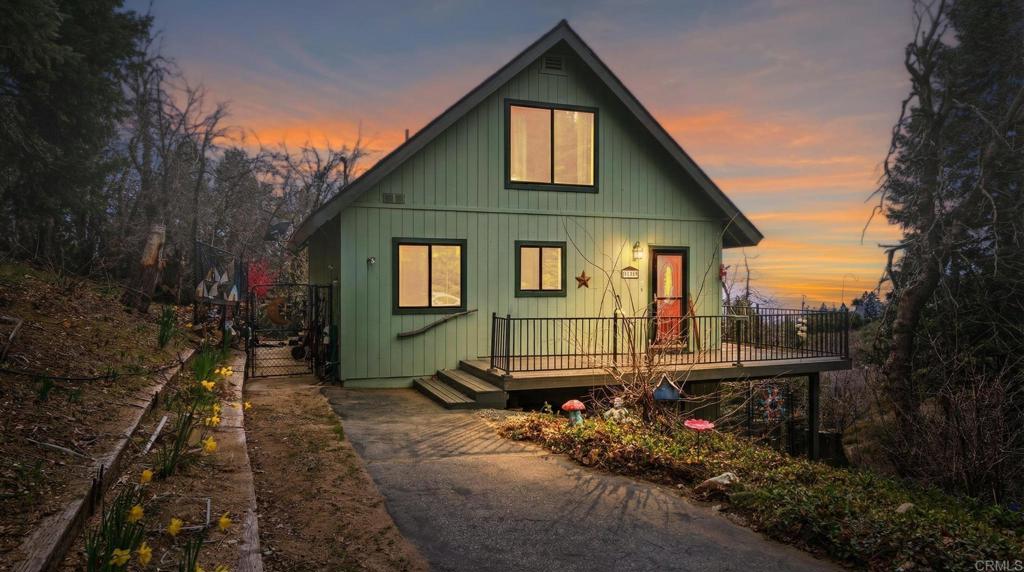 22209 Crestline Road Palomar Mountain, CA 92060 - Photo 11 of 51 a front view of a house with a yard