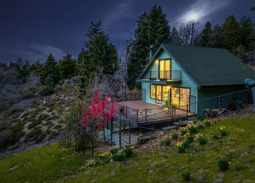 22209 Crestline Road Palomar Mountain, CA 92060 - Photo 3 of 51 a house view with a garden space
