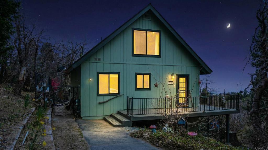 22209 Crestline Road Palomar Mountain, CA 92060 - Photo 45 of 51 a front view of a house with a yard