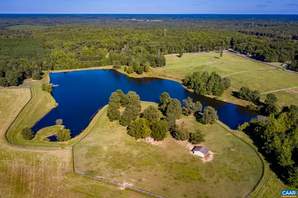 a view of a swimming pool and an ocean