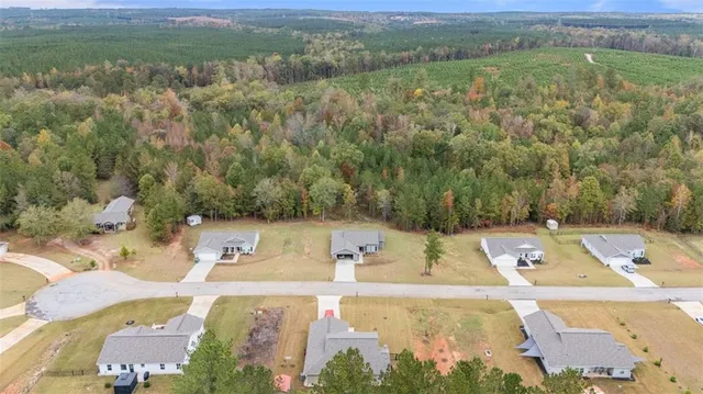 a view of a lake with a mountain