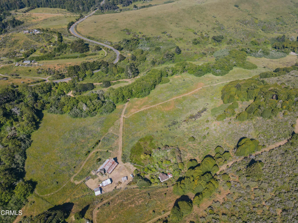 42000 Mountain View Road Manchester, CA 95459 - Photo 18 of 54 an aerial view of a house with a yard