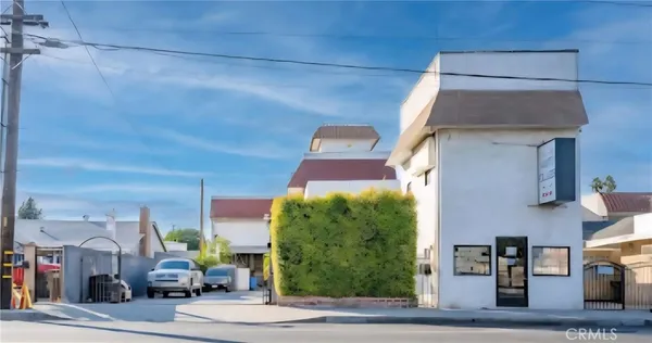 a front view of a building