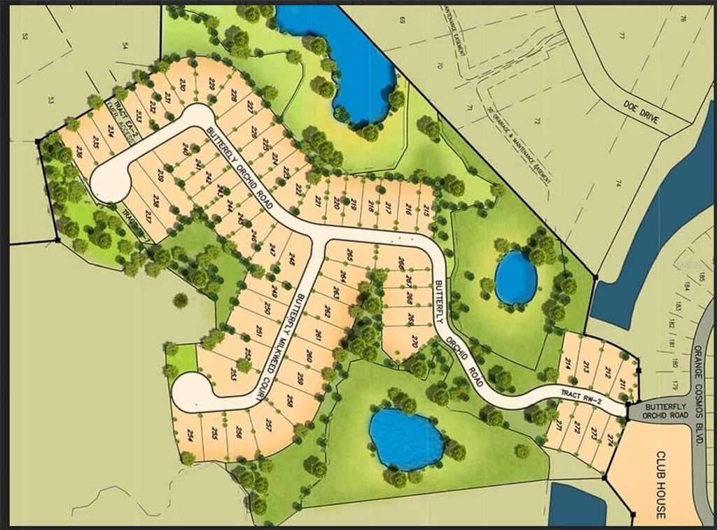 1241 Butterfly Orchid Road Davenport, FL 33837 - Photo 3 of 4 a bathroom with a sink and mirror with painted walls