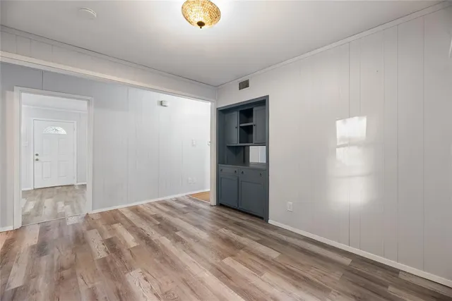 a view of empty room