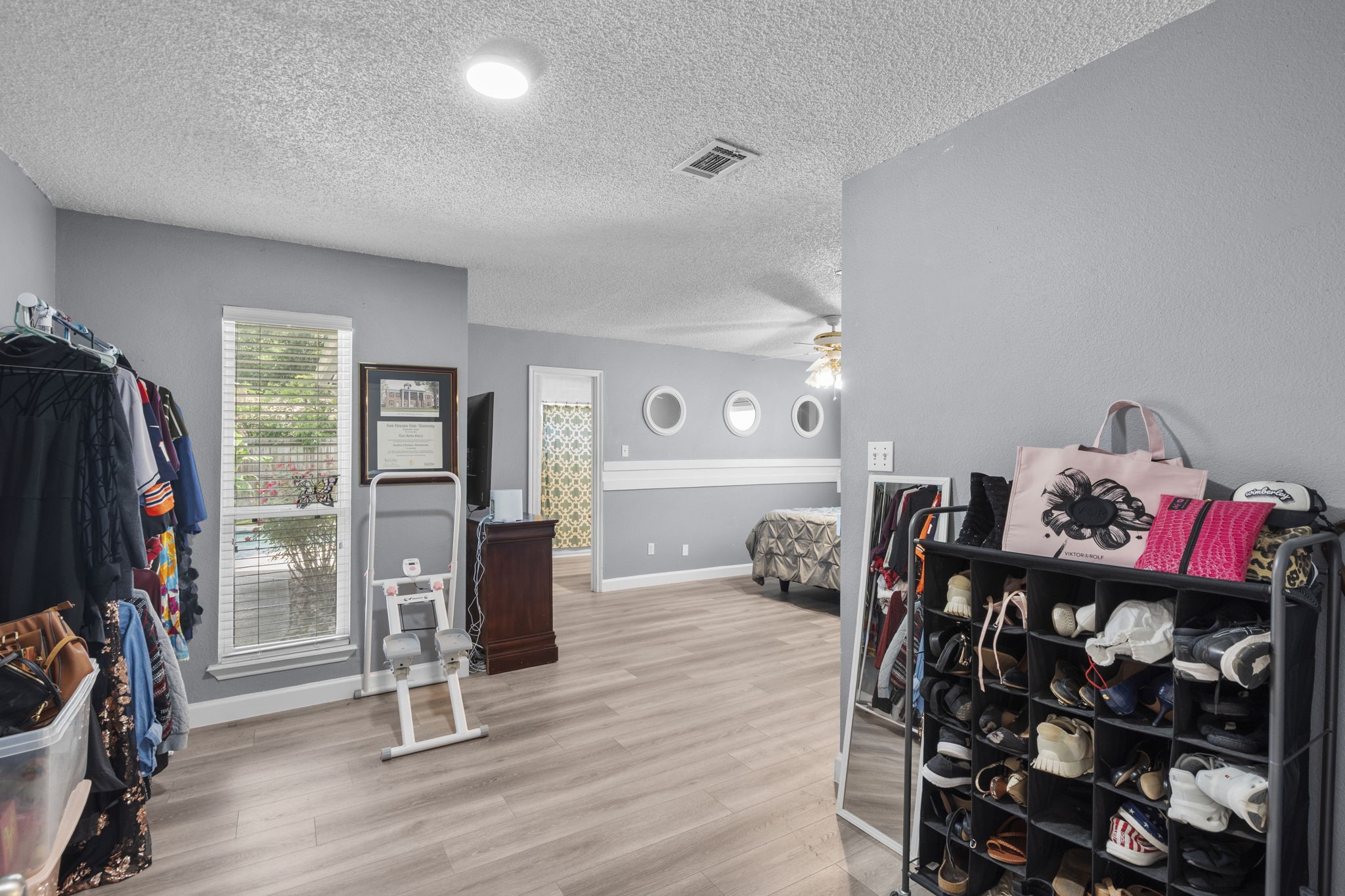 19602 Dianeshire Drive Spring, TX 77388 - Photo 22 of 37 Primary bedroom featuring versatile space for a seating area or extra storage.