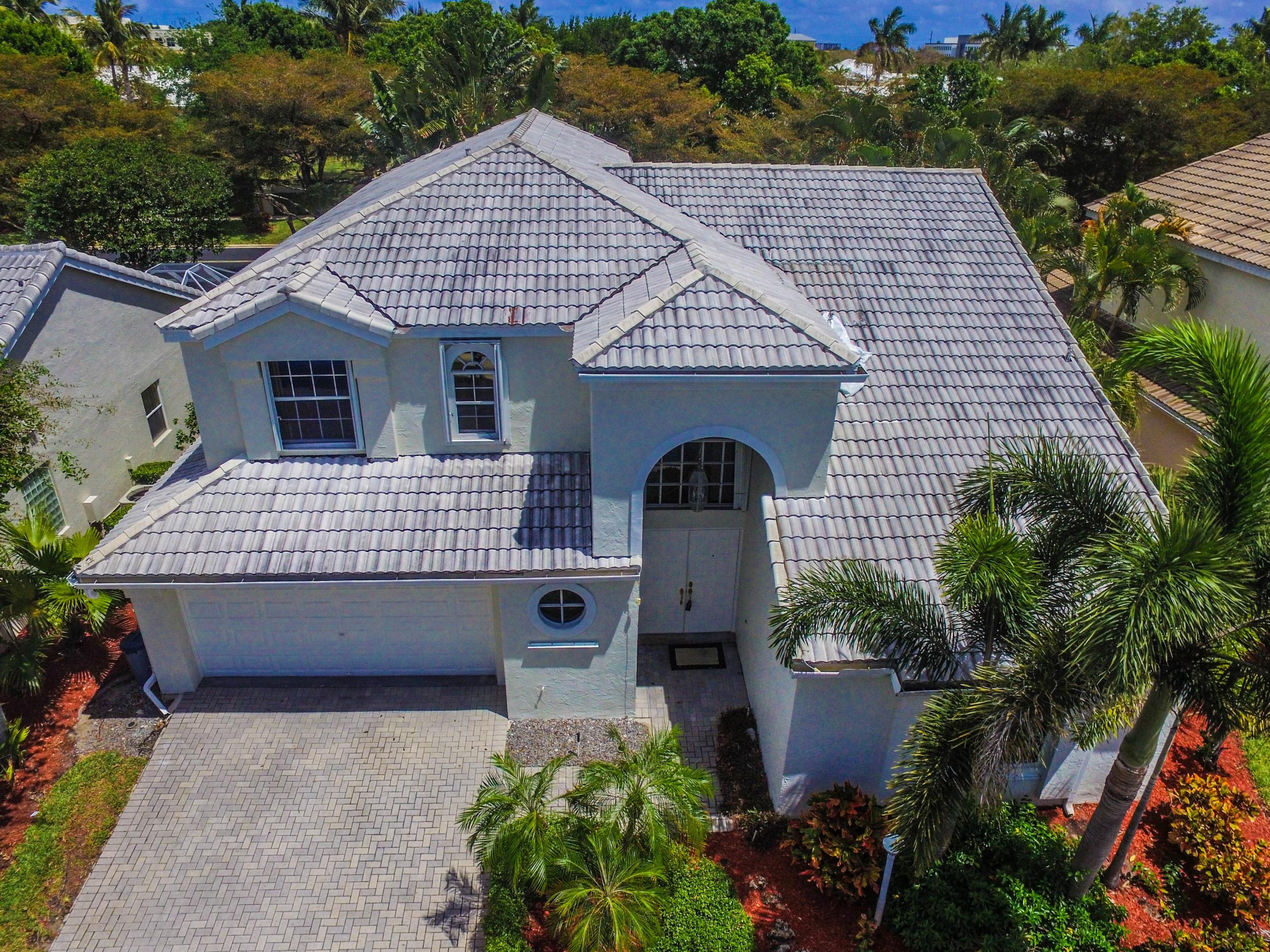 17234 Ventana Drive Boca Raton, FL 33487 - Photo 4 of 27 an aerial view of a house with a yard
