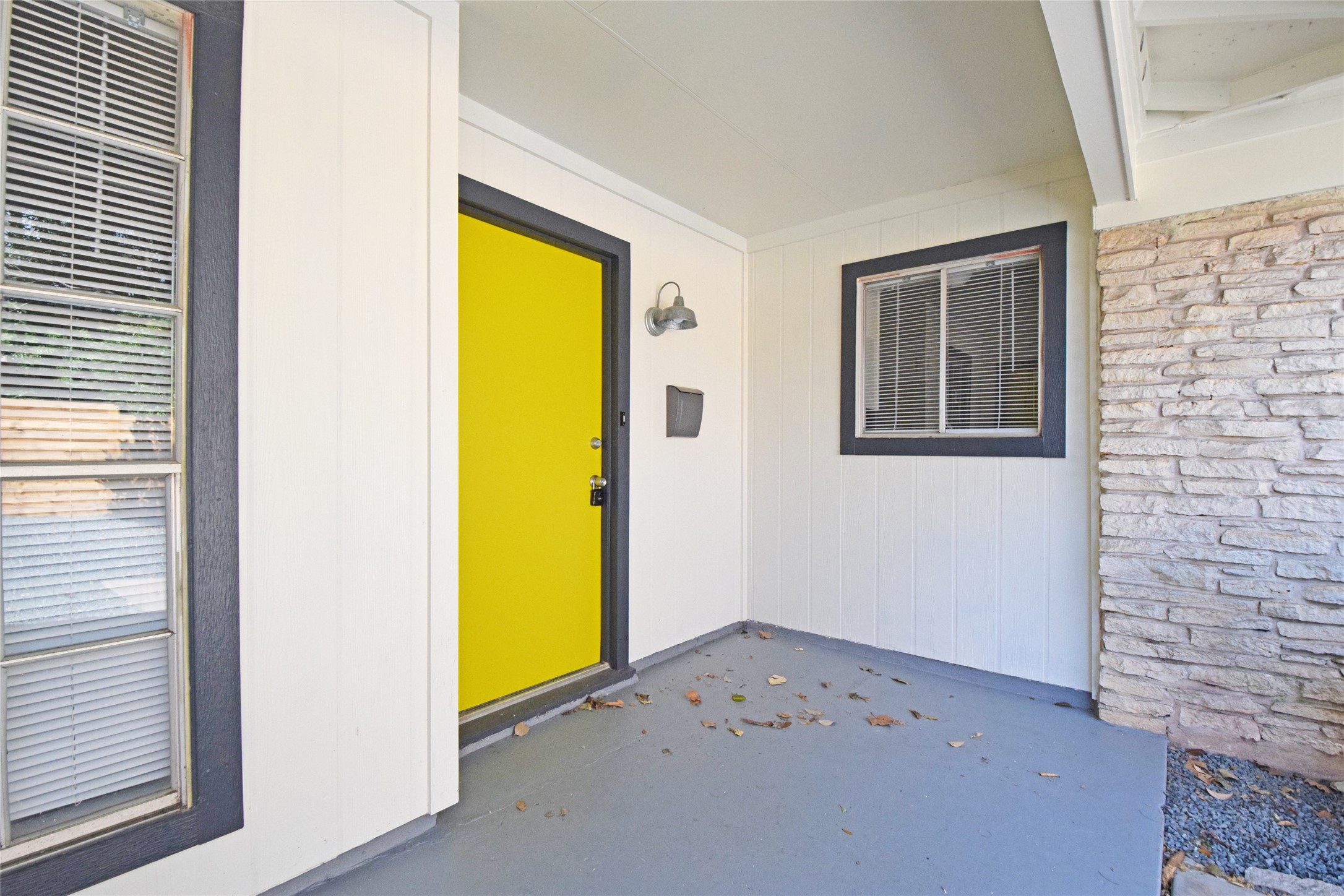 6400 Brookside Drive Austin, TX 78723 - Photo 17 of 26 Entrance to property with stone siding