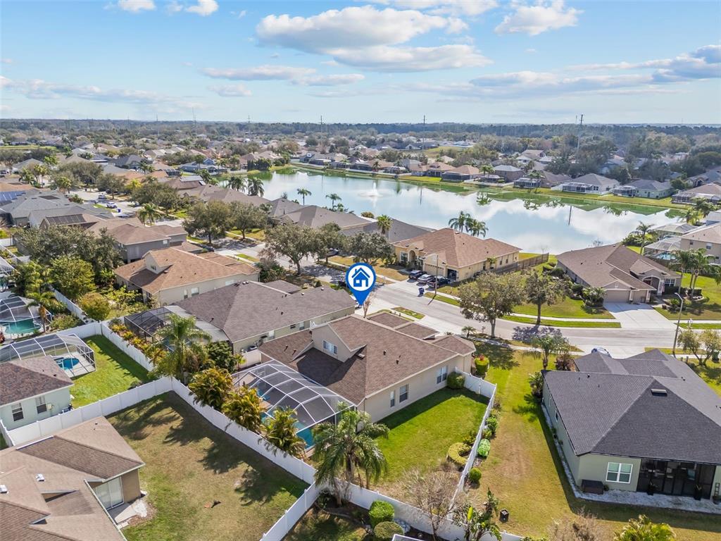 22623 Cliffside Way Land O' Lakes, FL 34639 - Photo 48 of 49 an aerial view of residential houses with outdoor space