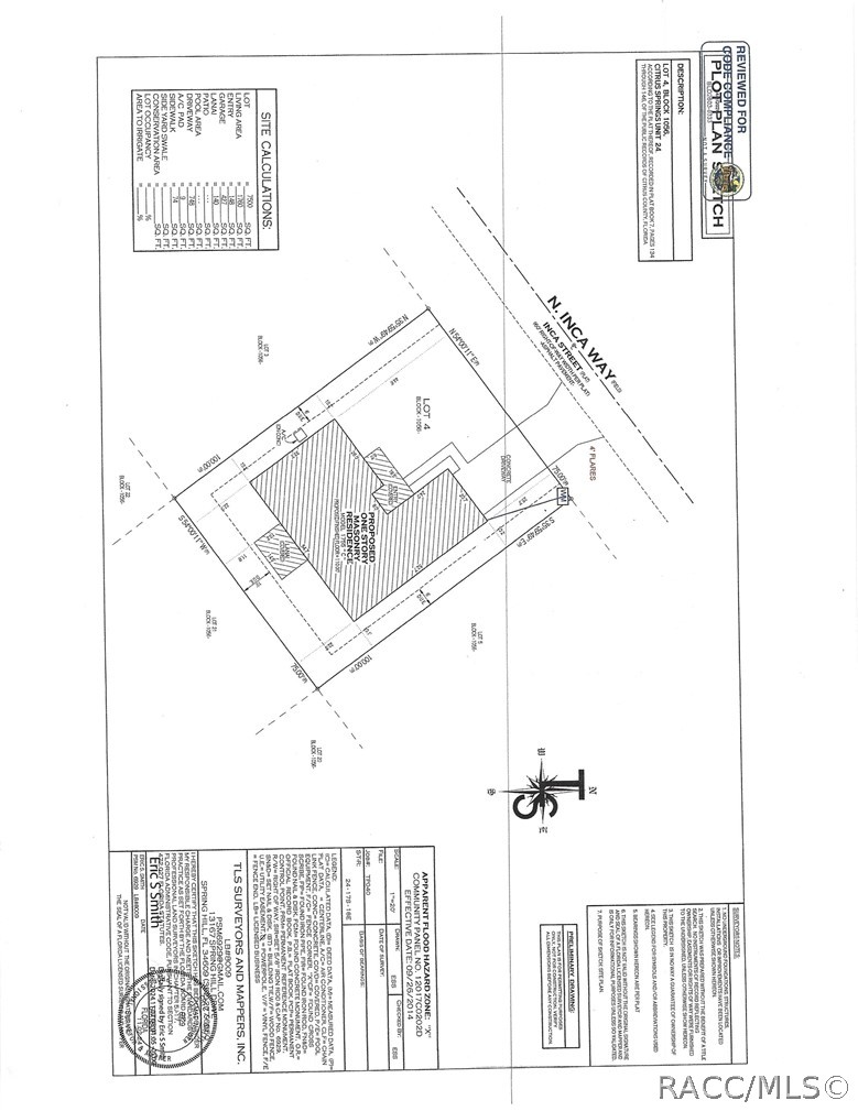 8441 North Inca Way Dunnellon, FL 34434 - Photo 3 of 7 Site plan
