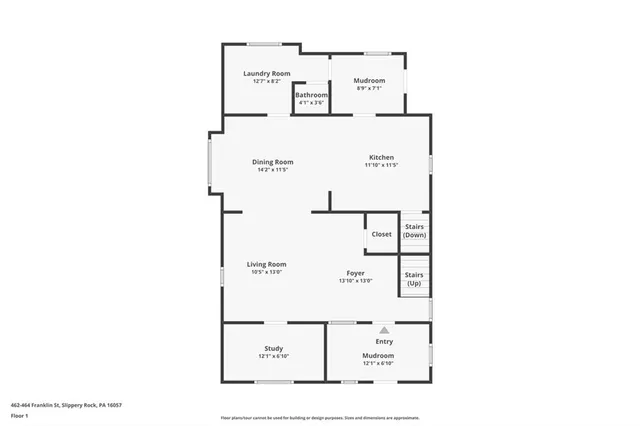 $214,900 | 464 Franklin Street, Slippery Rock, PA 16057