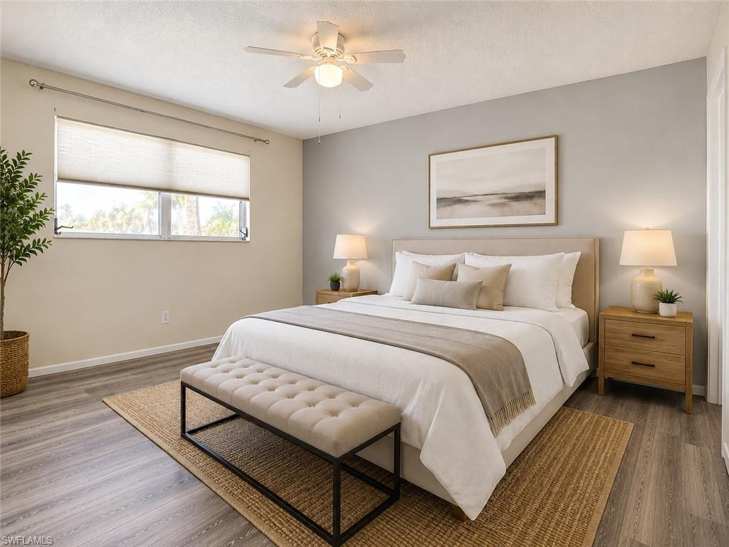 5635 Rattlesnake Hammock Road, Unit D203 Naples, FL 34113 - Photo 4 of 23 Virtually Staged Primary Room.