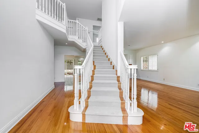 a view of a staircase